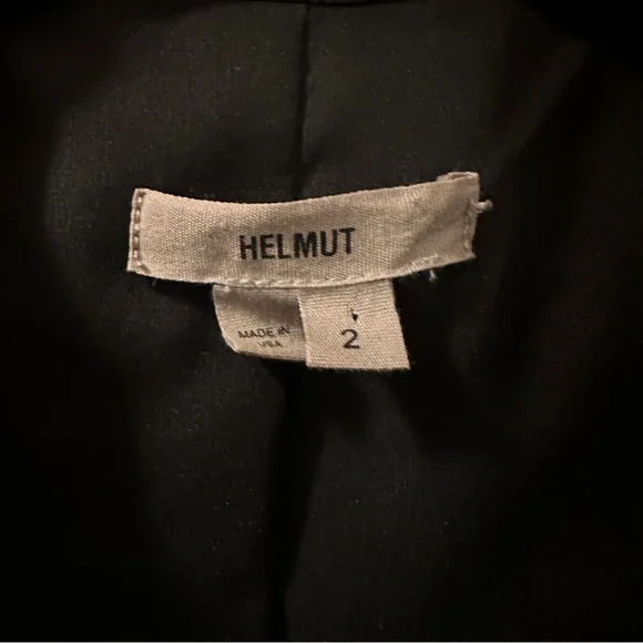 Helmut Lang Classic Blazer with Ruched Sleeves size 2 - Picture 3 of 7